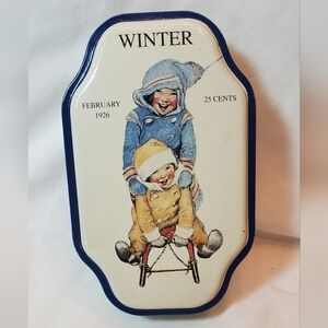 Good Housekeeping Vtg Winter February 1926 Hearst Communications Collector Tin